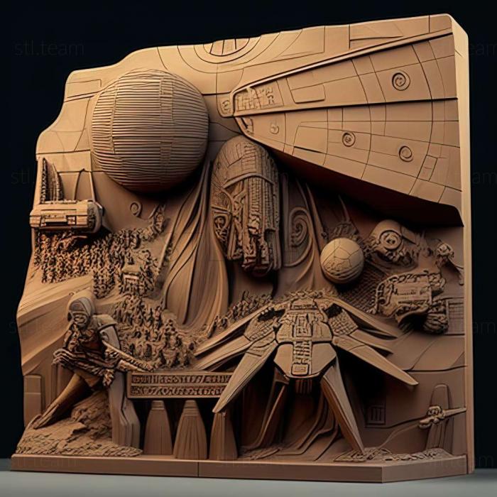 3D модель Игра Звездные войны Империя в состоянии войны (STL)